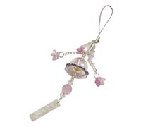 GMBYLBY Ciondolo in vetro delicato alla moda con meduse e fiori di gigli per accessori mobili