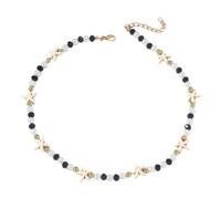 GMBYLBY Collana con perline delicate e delicate per le vacanze al mare, adatta per una marina, Medio, Cristallo artificiale, Nessuna pietra preziosa