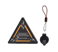 GMBYLBY Compatti Triangoli Lampada Salvo Notturna per Le Esterni Triangoli Appesi Luce Situazioni Esterne Emergenze Luminosità A LED Torce