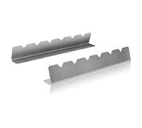 GMBYLBY Confezione da 2 supporti per spiedini, supporto in acciaio inox, supporto in metallo per barbecue, accessori per barbecue, supporto in acciaio inox