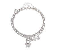 GMBYLBY Confezione da 3 semplici collane alla moda con ciondolo a forma di farfalla per coppie giovani o amici intimi