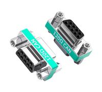 GMBYLBY Coppia di adattatori DB9pin da 120 Ω con terminali CAN Bus resistori per reti di comunicazione industriale sicure, adattatore maschio/femmina