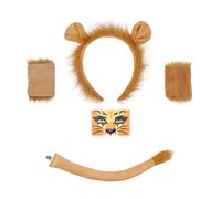 GMBYLBY Costume Per Bambini Kid Kid Ruolo Adulti Outfit Face Adesivo Accessorio Halloween Compleanno Cosplay Natale Realistico