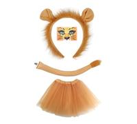 GMBYLBY Costume Per Bambini Kid Kid Ruolo Adulti Outfit Face Adesivo Accessorio Halloween Compleanno Cosplay Natale Realistico