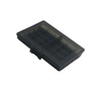 GMBYLBY Custodia Multiuso per Organizer per batterie in plastica con Coperchio Sicuro per batterie 2A 3A Contenitore per batterie Portatile