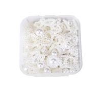 GMBYLBY Design decorativo in plastica con tema marino, tra cui conchiglia a forma di stella per progetti di scrapbooking creativi, materiali artigianali sicuri in plastica, Taglia unica, come