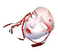 GMBYLBY Dipinto a mano Costume di Halloween Masquerade Full Face Per Le Donne Mascherata Stage Play Partiti a tema Cinese