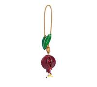 GMBYLBY Elegante ciondolo a forma di melograno in pelle morbida, accessorio personalizzato, Medio, Pelle, Nessuna pietra preziosa