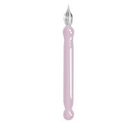 GMBYLBY Elegante penna a immersione in vetro con inchiostro corto per scrivere diario disegno scrapbooking principiante