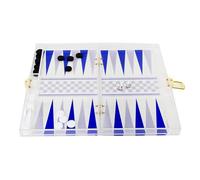 GMBYLBY Game da Tavolo da Backgammon Chess Set da Viaggio Set Scacchi Set Strategie da Tavolo da Tavolo da Backgammon Set Facile da Giocare A Strategie da Tavolo da Tavolo