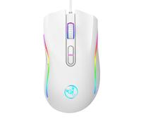 GMBYLBY Gamings Mouse USB retroilluminato Gamers Mouse con 4 Regolare 3200DPI fino a 3200 Comoda Impugnatura Ergonomica