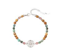 GMBYLBY Guida sofisticata a tema Bracciale in acciaio inossidabile Bracciale in resina Accento pietra Regalo pensionamento per spiriti audaci Bracciale con ciondolo in argento