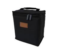 GMBYLBY Impermeabilizzato Piccolo Serbatoio Borsa Campeggio Esterna Carburanti Cilindro Coperture per Incontri All'aperto Leggero Camping Gear Bag, Nero , L
