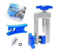 GMBYLBY Lo strumento universale per freno idraulico per biciclette include tagliatubi per inserimento rondella per perno compatti per riparazioni ciclismo all'aperto Tagliatubi per idraulica per bici