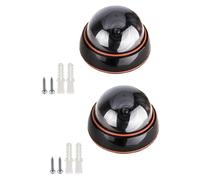 GMBYLBY Multiuso Imitazione CCTV Telecamera Sicurezza Falsa Esca Costruzione in ABS Resistente agli Agenti atmosferici per Negozi uffici residenze Telecamera Sicurezza Falsa Facile da installare