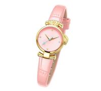 GMBYLBY Orologio da donna con cinturino in pelle e cassa in lega, movimento preciso, resistente all'acqua per l'uso quotidiano e cinturino per comfort aziendale