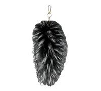 GMBYLBY Pellicce Sintetiche Portachiavi Coda Animale Accessorio Per Borsa Portachiavi Fatto a Mano Borse E Zaini Alla Accessori Decorazione Coda Animale
