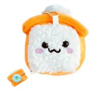 GMBYLBY Portachiavi con ciondolo a forma di sushi in peluche, ideale per gli appassionati della cultura giapponese, Arancione o, M