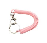 GMBYLBY Portachiavi retrattile a molla portachiavi sicuro gioielli elastico appeso ornamento per impiegati in ufficio, Confezione rosa, M