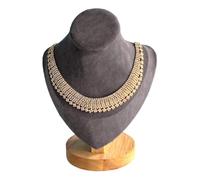 GMBYLBY Pratico Stang Con Gancio Regolabile Collana Per Pelucchi Manichino Robusto Espositore Per Gioielli Busto Portatile Per Banconi Negozi Porta Gioielli