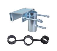 GMBYLBY Pratico supporto parasole per ombrellone con anelli di adattamento, per ringhiere del balcone per la decorazione all'aperto