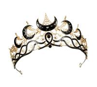 GMBYLBY punk con Copricapo da sposa Barocco Diademi per matrimonio punk Evento cosplay Copricapo da sposa