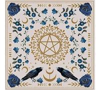 GMBYLBY Quadrato Flanella Tarocchi Panno Gioco Da Tavolo Pad Astrologica Oracoli Pad Tovaglia Carta Mat Divinazioni Tovaglia Divinazioni Mat Astrologia Tovaglia Gioco Da Tavolo Tarocchi Carta Pat
