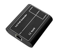 GMBYLBY Ripetitori Rete Poe 100/1000Mbps velocità Switch con 3 Porte Uscita Che supportano l'estensione Ethernet a 100 Metri Installazione Plug And Play e indicatori LED Switch in Alluminio