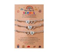 GMBYLBY Robusto Acciaio Inossidabile Inossidabile Braccialetti Amore Fatti Con Sun Star And Star Designs Per I Braccialetti Amicizia Decorazione Delle Coppie