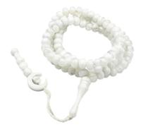 GMBYLBY Rosario da 8 mm 99 perline Tasbih per preghiera avvolgere bracciali collana Eid per uomo donna gioielli