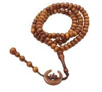 GMBYLBY Rosario da 8 mm 99 perline Tasbih per preghiera avvolgere bracciali collana Eid per uomo donna gioielli