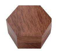 GMBYLBY Scatola per anelli in legno robusto con venature uniche ed elegante imbottitura in peluche, portatile, per un uso occasionale in uomini e donne