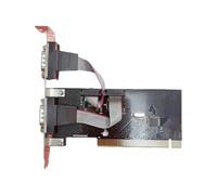 GMBYLBY Scheda espansione da 2 Porte a Porta RS232 per Controllo ' automazione, trasferimento Dati velocità, Adattatore per alloggiamento in Metallo per apparecchiature industriali