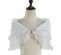 GMBYLBY Scialle di nozze alla moda per la sposa in cerca di abito da occultamento del braccio fuori dal banchetto della spalla, Bianco W, M