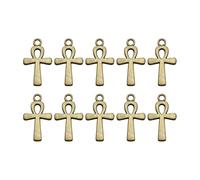 GMBYLBY Set 10 Elegante Ciondolo per Collana in Lega a Forma Crocifisso Superfici Lucide Accessori per Gioielli Perfetto Come Regalo Accessorio Versatile per Collana Fai-da-Te