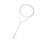 GMBYLBY Sofisticata collana a catena con a goccia a Y Collana leggera e regolabile Comodo accessorio per gioielli Collana elegante che migliora la scollatura