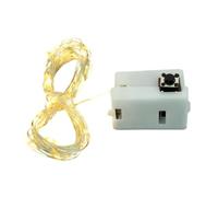 GMBYLBY Starry Fairys - 10 piccoli LED stellati su filo di rame argentato per decorazioni da tavolo per feste di nozze