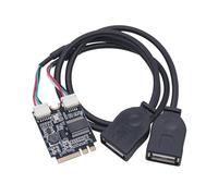 GMBYLBY Stromenta La Connessione USB PCIe Cavo Adattatore Chiave WiFi A+e Perfetta per Utenti Computer Conversione USB