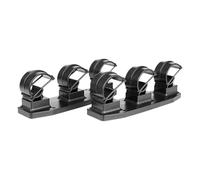 GMBYLBY Supporto per Canna da Pesca Montato a Parete Pali Supporto Orizzontale Rack Stoccaggio a Parete può Contenere 3 Supporti Orizzontali per Supporto per Canne da Pesca