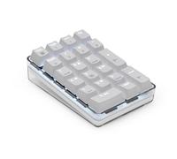 GMBYLBY Tastiera meccanica del cavo 21Key di USB con la funzione della serratura di numero degli indipendenti e la chiara Shell Numpad dell'alloggio per il computer