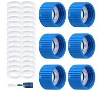 GMBYLBY Universals 28 Mm Purificatori d'Acqua Accoppia La Compatibilità con Bottiglie Plastica Comprende 10 Sigillazioni Sostituzione per Campeggio Sostituzione del Filtro Acqua All'aperto