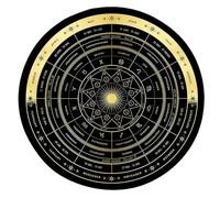 GMBYLBY Witchcrafts Wiccan Altars Board Metaphysical Message Board Matte