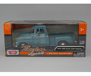 GMC Blue Chip Pick-up (1955) - Motormax 1:24 - MX79382BL