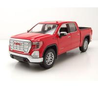 GMC Sierra 1500 Slt Equipaggio Cab Pick Up 2019 Argento Modellino 1:24 MotorMax