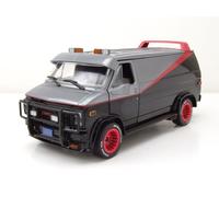 GMC Vandura A-Team Van 1983 Modello TV Serie Grigio Nero 1:24 Greenlight