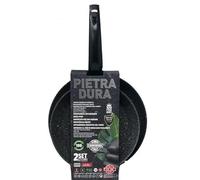 GMD COOKWARE ITALY Set 2 Padelle Antiaderenti Rinforzate 22 cm + 26 cm