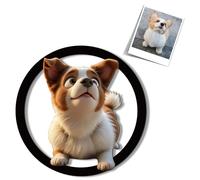 GMDLSK Personalizzato 3D Cartoon Style Photo Frame Segno In Legno, Cornice per Foto Ritratto di Famiglia, Portafoto personalizzato Anime, Caricatura Regali di Natale Anniversario