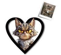 GMDLSK Personalizzato 3D Cartoon Style Photo Frame Segno In Legno, Cornice per Foto Ritratto di Famiglia, Portafoto personalizzato Anime, Caricatura Regali di Natale Anniversario