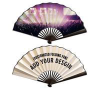 GMDLSK Ventagli in Legno, Ventilatore Pieghevole con Foto, Ventagli Decorativi Personalizzati per Matrimoni, Feste, Compleanni, Decorazioni, Feste