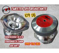 GME PRO TW383 bullet tweeter 10 x 10 COPPIA TWEETER 2-20Khz 109 dB 400 wat